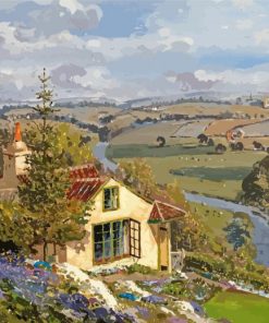 Herefordshire View By Campbell Archibald Mellon Paint By Numbers