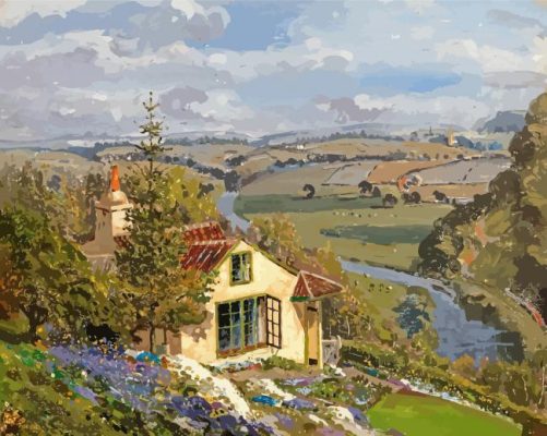 Herefordshire View By Campbell Archibald Mellon Paint By Numbers