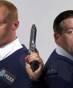 Hot Fuzz Characters Paint By Numbers