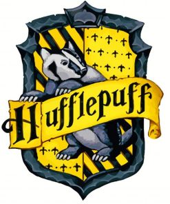 Hufflepuff Logo Paint By Numbers