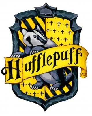 Hufflepuff Logo Paint By Numbers