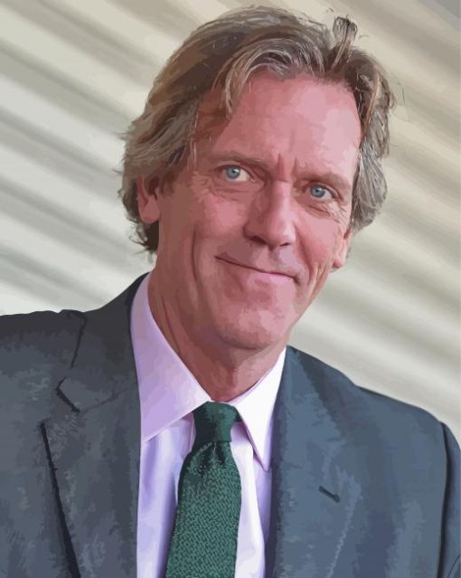 Hugh Laurie Actor Paint By Numbers