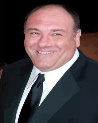 James Gandolfini Paint By Numbers