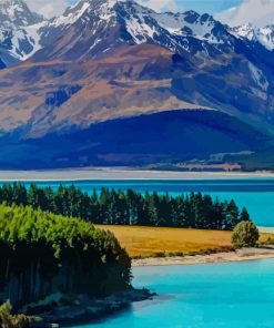 Lake Tekapo Paint By Numbers