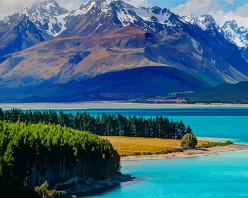 Lake Tekapo Paint By Numbers