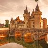 Loire Castle At Sunset Paint By Numbers