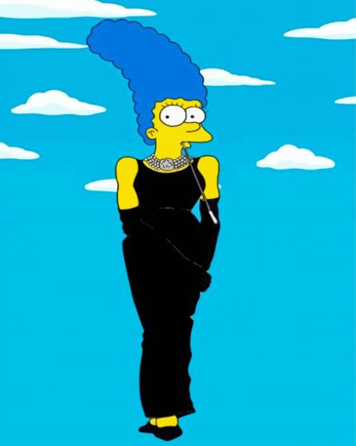 Marge Simpson Paint By Numbers