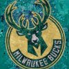 Milwaukee Bucks Logo Art Paint By Numbers