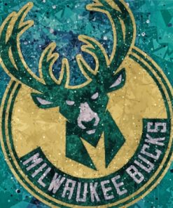 Milwaukee Bucks Logo Art Paint By Numbers