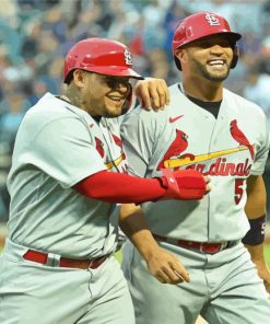 Molina And Pujols St Louis Cardinals Paint By Numbers