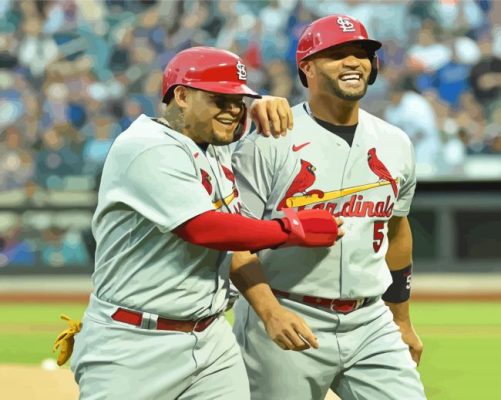 Molina And Pujols St Louis Cardinals Paint By Numbers