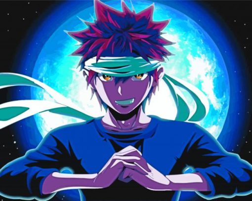 Moonlight Soma Yukihira Paint By Numbers