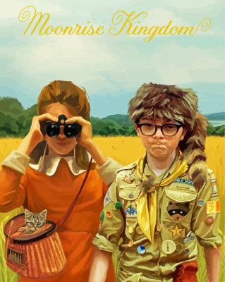 Moonrise Kingdom Poster Paint By Numbers