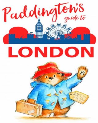 Paddington In London Poster Paint By Numbers