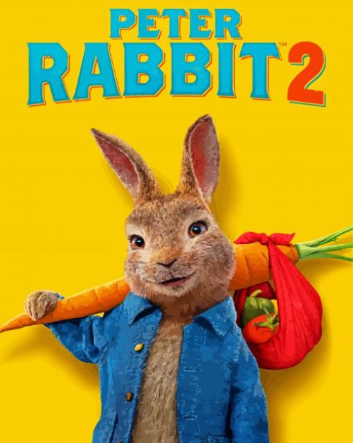 Peter Rabbit Movie Poster Paint By Numbers