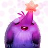 Purple Star Nosed Mole Paint By Numbers