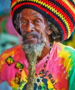 Rasta Man Paint By Numbers