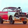 Red 58 Plymouth Fury Car Paint By Numbers