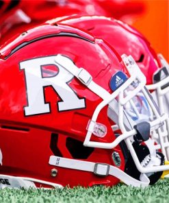 Rutgers Scarlet Knights Helmets Paint By Numbers