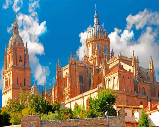 Salamanca Cathedral Paint By Numbers