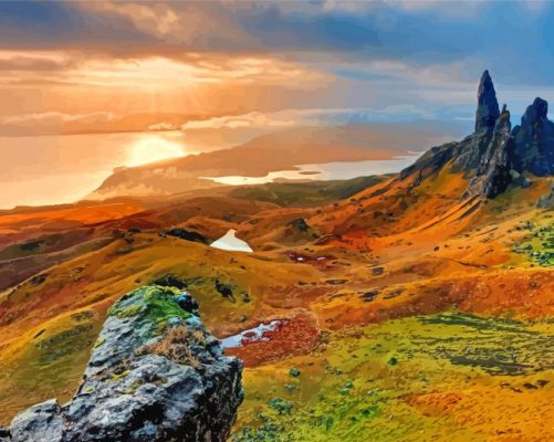 Scotland Scenery Paint By Numbers