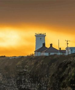 South Wales Coast Uk At Sunset Paint By Numbers