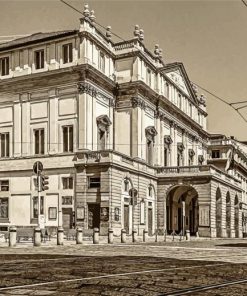 Teatro Alla Scala Milan Italy Paint By Numbers