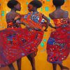 The African Dancing Girls Paint By Numbers