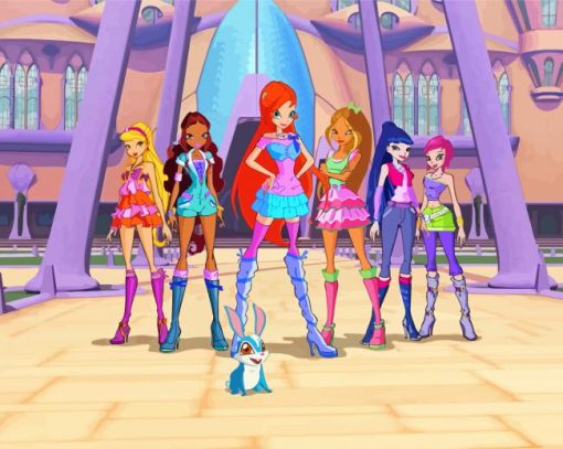 The Fate The Winx Saga Animated Serie Paint By Numbers