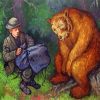 The Lash And The Bear Theodor Kittelsen Paint By Numbers