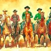 The Magnificent Seven Art Paint By Numbers