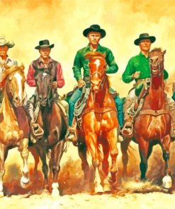 The Magnificent Seven Art Paint By Numbers