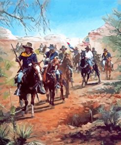 The US Cavalry Paint By Numbers