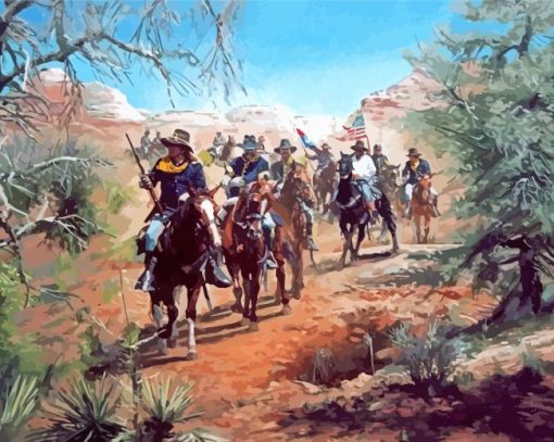 The US Cavalry Paint By Numbers