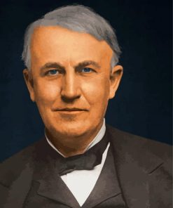 Thomas Edison American Inventon Paint By Numbers