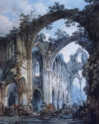 Tintern Abbey Art Paint By Numbers