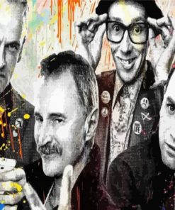 Trainspotting Characters Art Paint By Numbers