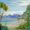 View Of Mount Earnshaw From The Island Marianne North Paint By Numbers