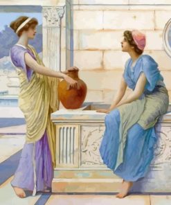 Vintage Greek Women Paint By Numbers