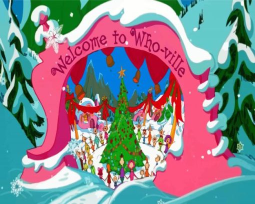 Welcome To Whoville Paint By Numbers