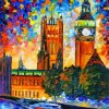 Abstract Big Ben Art Paint By Numbers