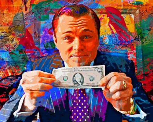 Abstract Wolf Of Wall Street Paint By Numbers