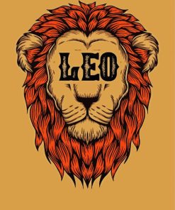 Aesthetic Birthday Leo Paint By Numbers