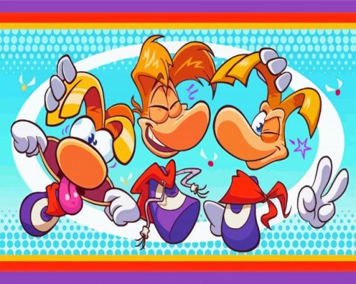 Aesthetic Rayman Paint By Numbers