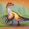 Aesthetic Therizinosaurus Paint By Numbers