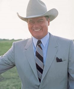 Larry Hagman Paint By Numbers