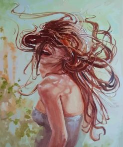 Beautiful Woman Smiling Monika Luniak Paint By Numbers