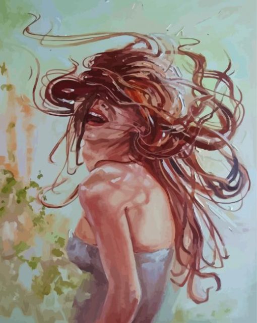 Beautiful Woman Smiling Monika Luniak Paint By Numbers