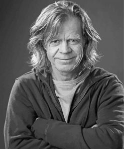 Black And White William H Macy Actor Paint By Numbers