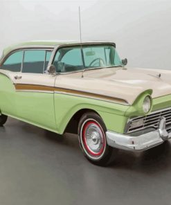 Classic Green 1957 Ford Car Paint By Numbers